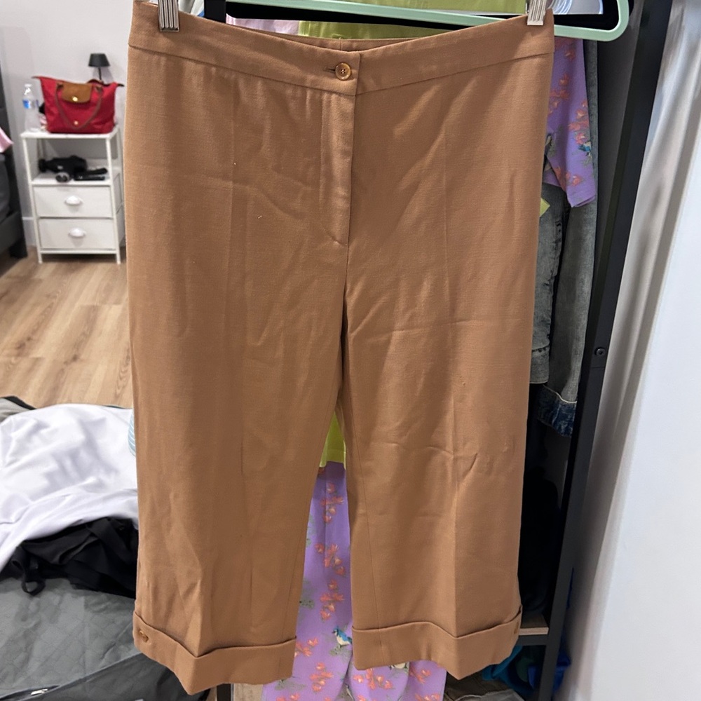 Dolce & Gabbana D&G Cropped Flare Wool Trousers Size 46 - see pictures